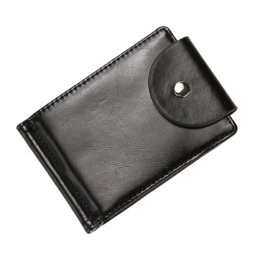 Portefeuille compact avec pince à billet - Le Classique™ noir