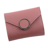 Portefeuille court en simili cuir - L’unique™ rose