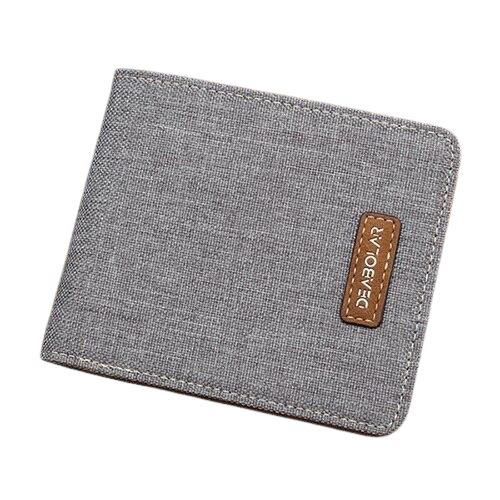 Portefeuille en tissu effet jeans - Le Classique™ gris