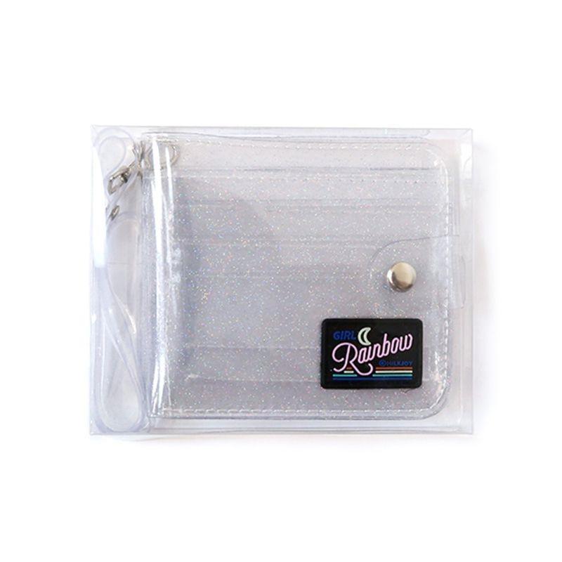 Portefeuille et porte-cartes transparent - L’évasion™ gris