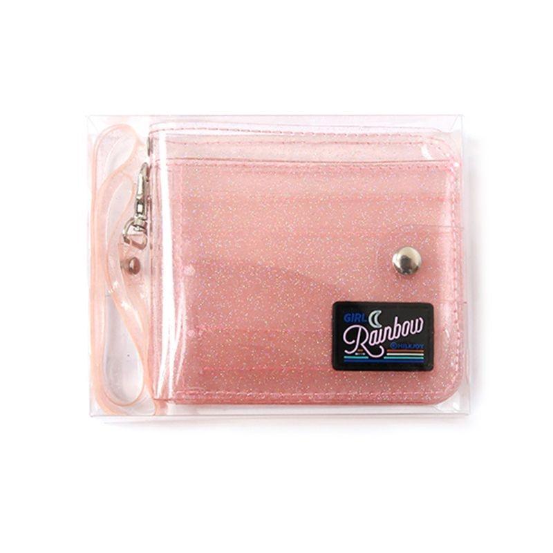 Portefeuille et porte-cartes transparent - Le Classique™ saumon