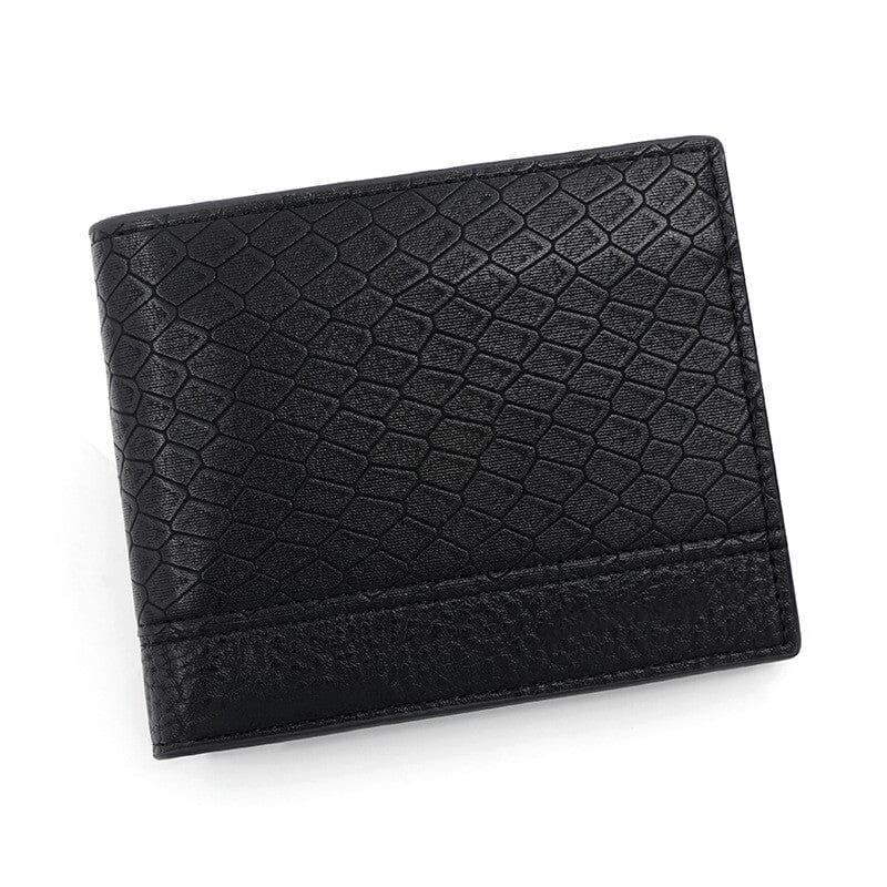 Portefeuille style vintage en simili cuir - Le Classique™ noir