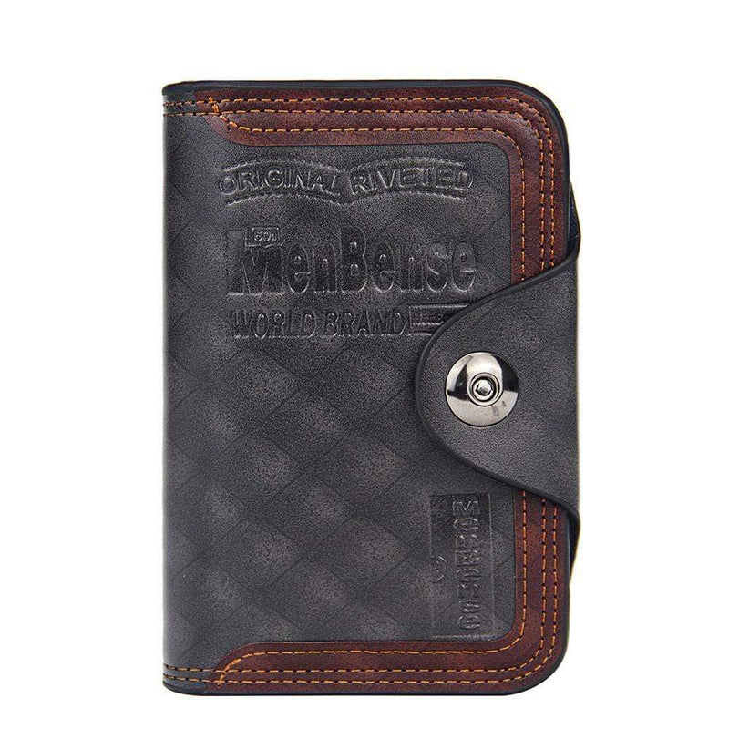 Portefeuille de style rétro - L’unique™ noir