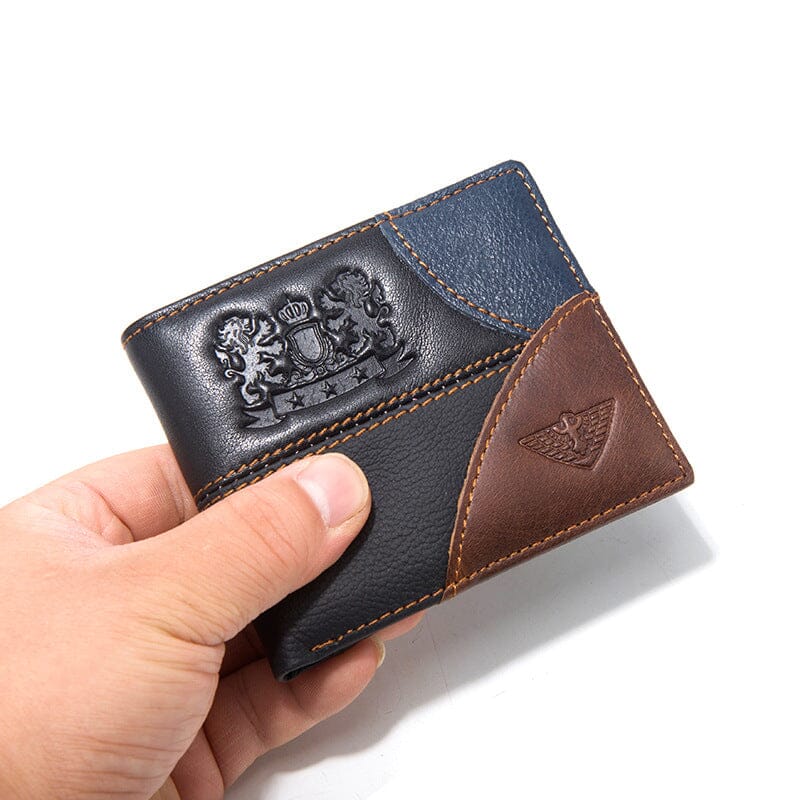 Portefeuille court en vrai cuir - Le Classique™