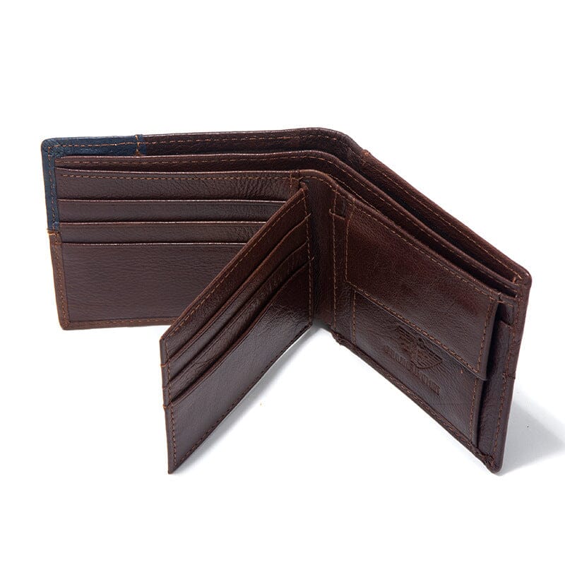 Portefeuille court en vrai cuir - Le Classique™