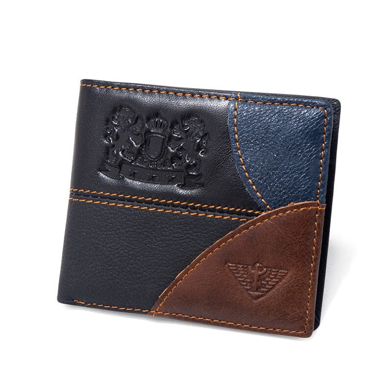 Portefeuille court en vrai cuir - Le Classique™ noir