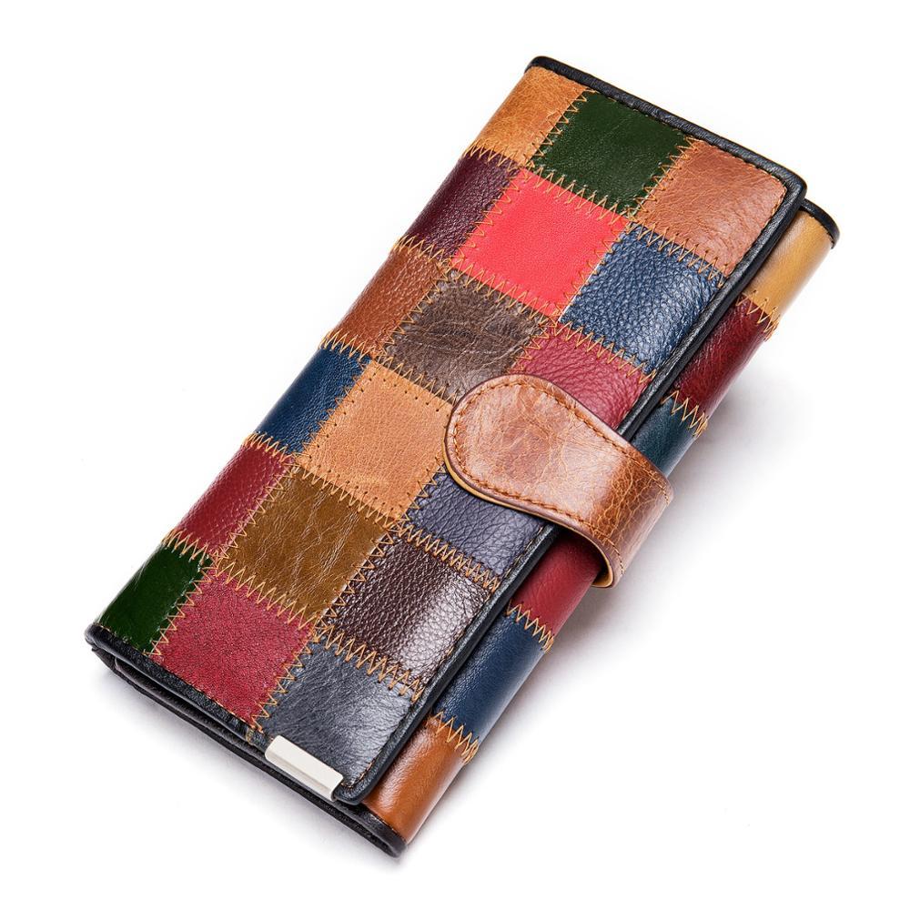 Portefeuille en cuir patchwork - L’Audacieux™ 2