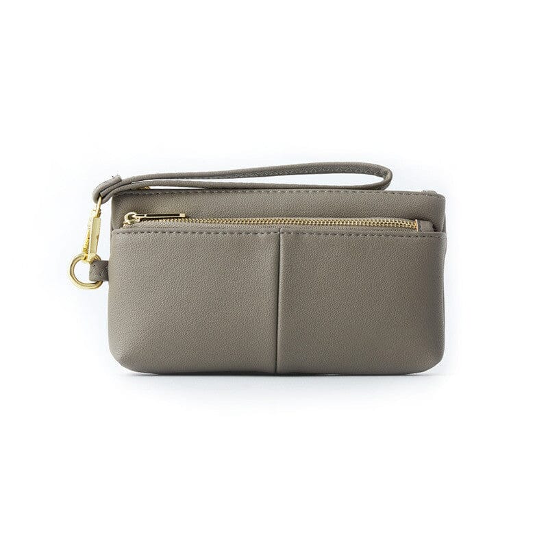 Portefeuille couleur unie - Le Classique™ gris